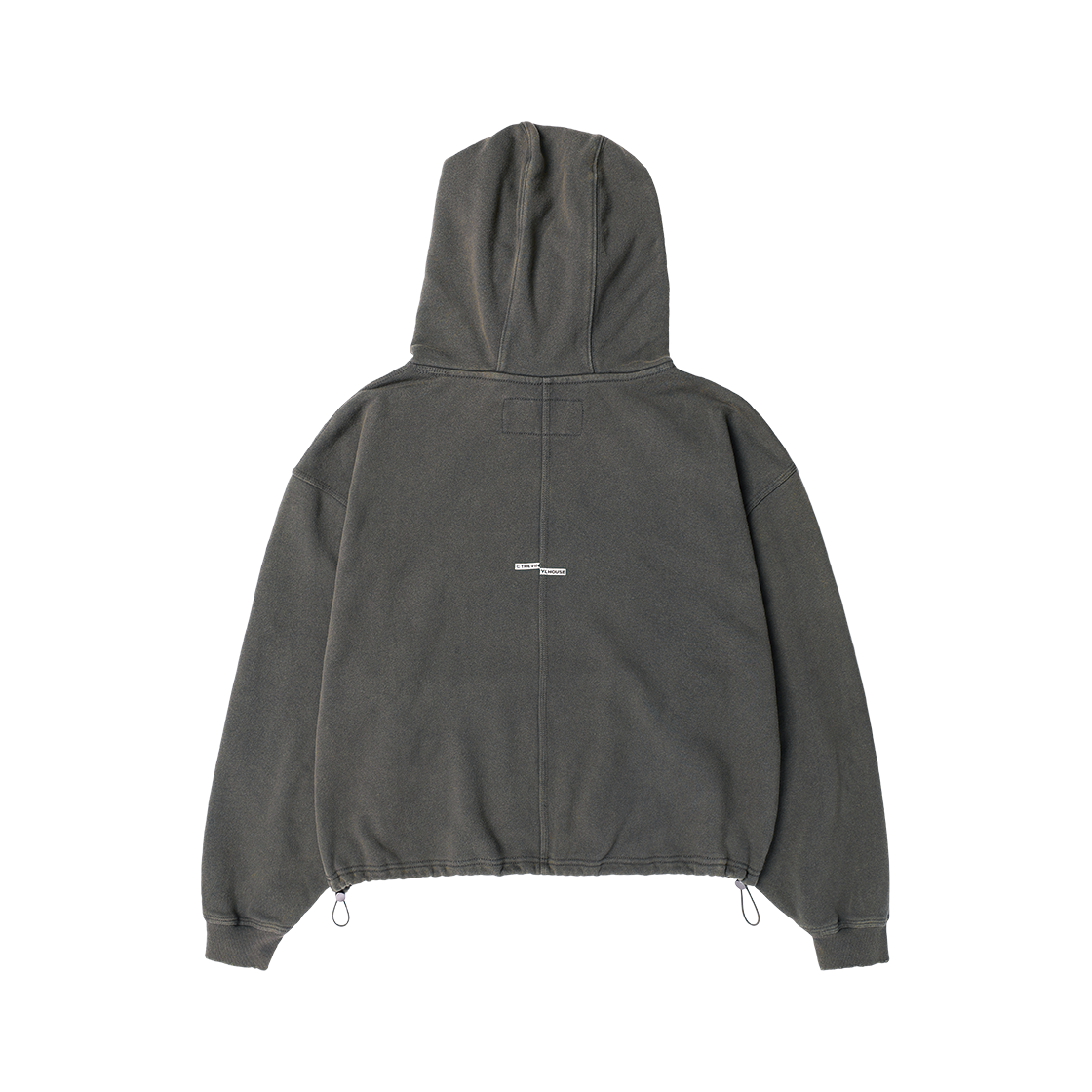 더바이닐하우스 스트링 워시드 후디 차콜(Thevinylhouse String Washed Hoodie Charcoal) - 2