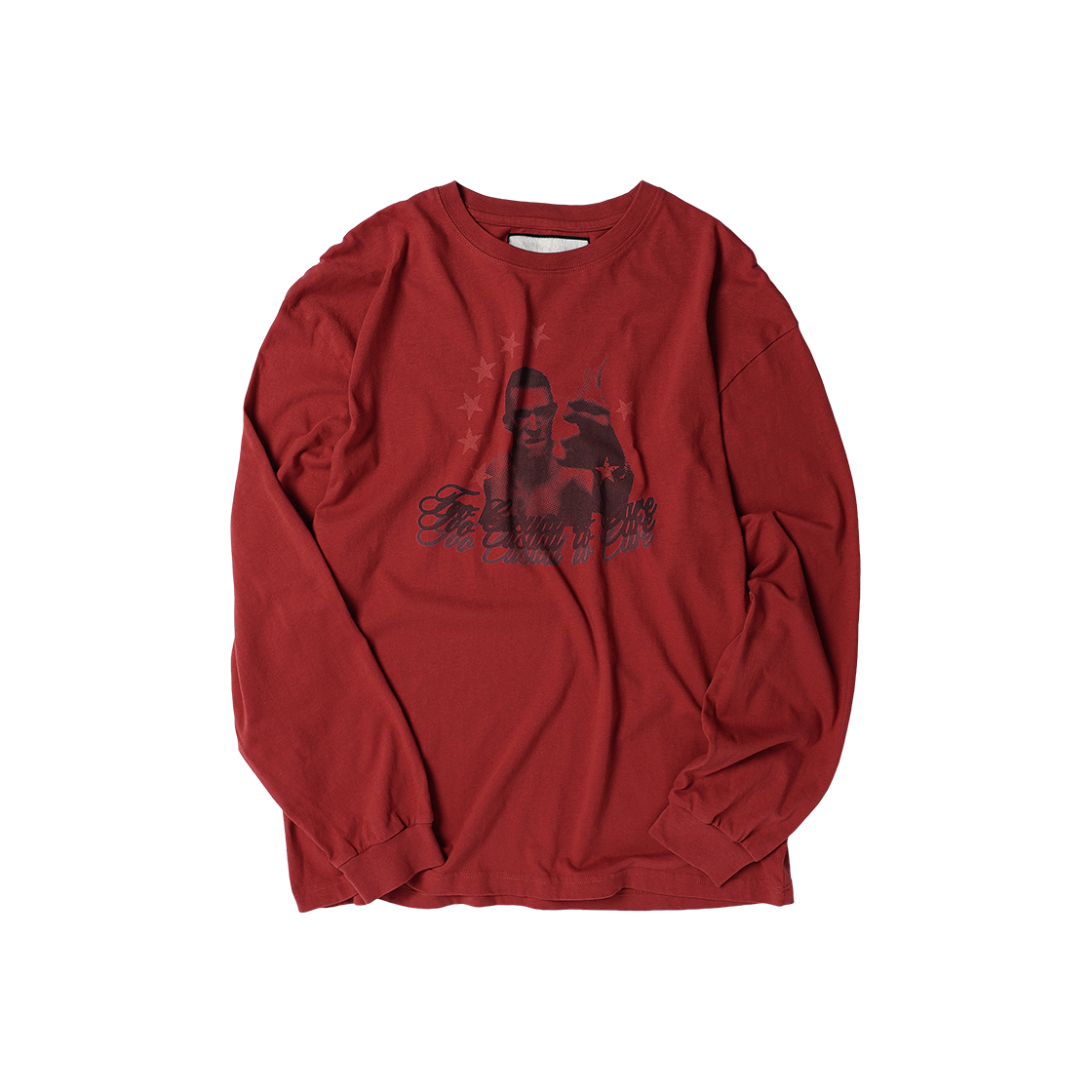 더바이닐하우스 투 캐주얼 긴팔 티셔츠 레드(Thevinylhouse Too Casual Ls Tee Red) - 3