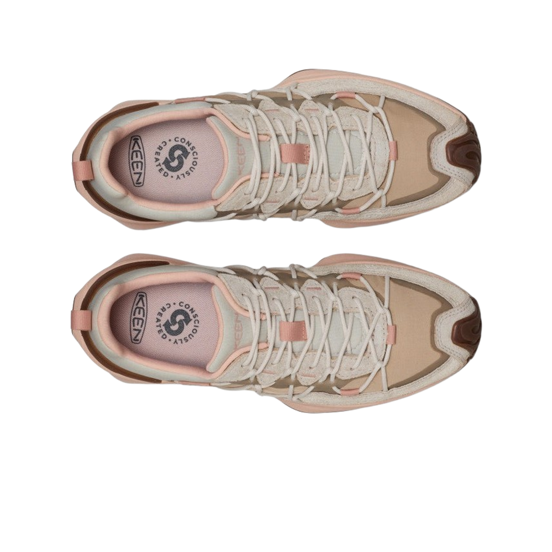 (W) 킨 유니크 트레커 스니커즈 플라자 토프 카메오 로즈((W) Keen Uneek Trekker Sneakers Plaza Taupe Cameo Rose) - 2