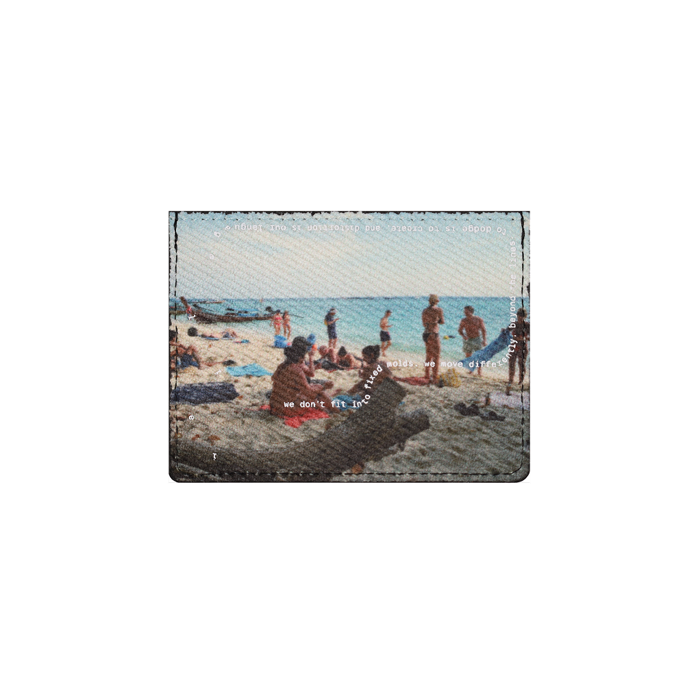 닷지툴 오션 타이포 카드 월렛(dadgetool Ocean Typo Card Wallet)