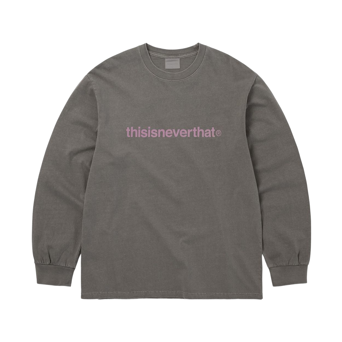 TN263TTSLT01DRG thisisneverthat T-Logo L/S T-Shirt Dark Grey