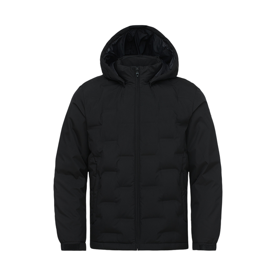 1BYPAWU007BK Black Yak Zerospot Hooded Down Jacket #1 Black
