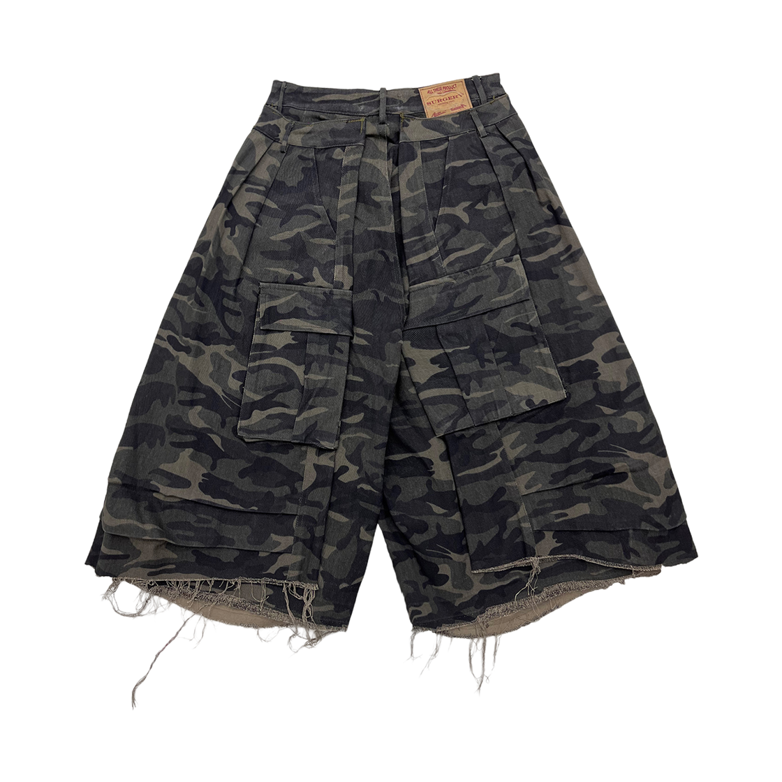 써저리 디스트로이드 세미 스커트 팬츠 카모(Surgery Destroyed Semi-Skirted Pants Camo) - 2