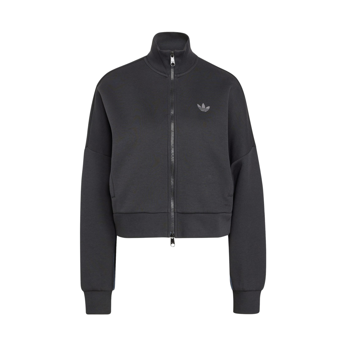 KR9149 (W) Adidas Spacer Track Top Black Black Reflective - KR Sizing