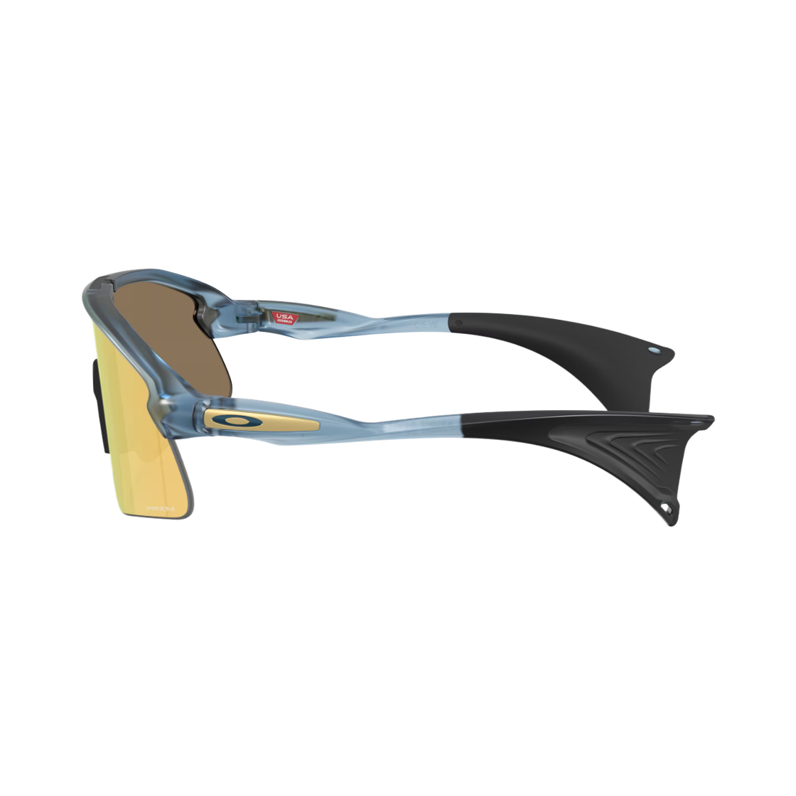 오클리 스턴트 데빌 매트 트랜스패런트 어비스 프레임 프리즘 24k 렌즈 하이 브릿지 핏(Oakley Stunt Devil Matte Transparent Abyss Frame Prizm 24k Lenses High Bridge Fit) - 3
