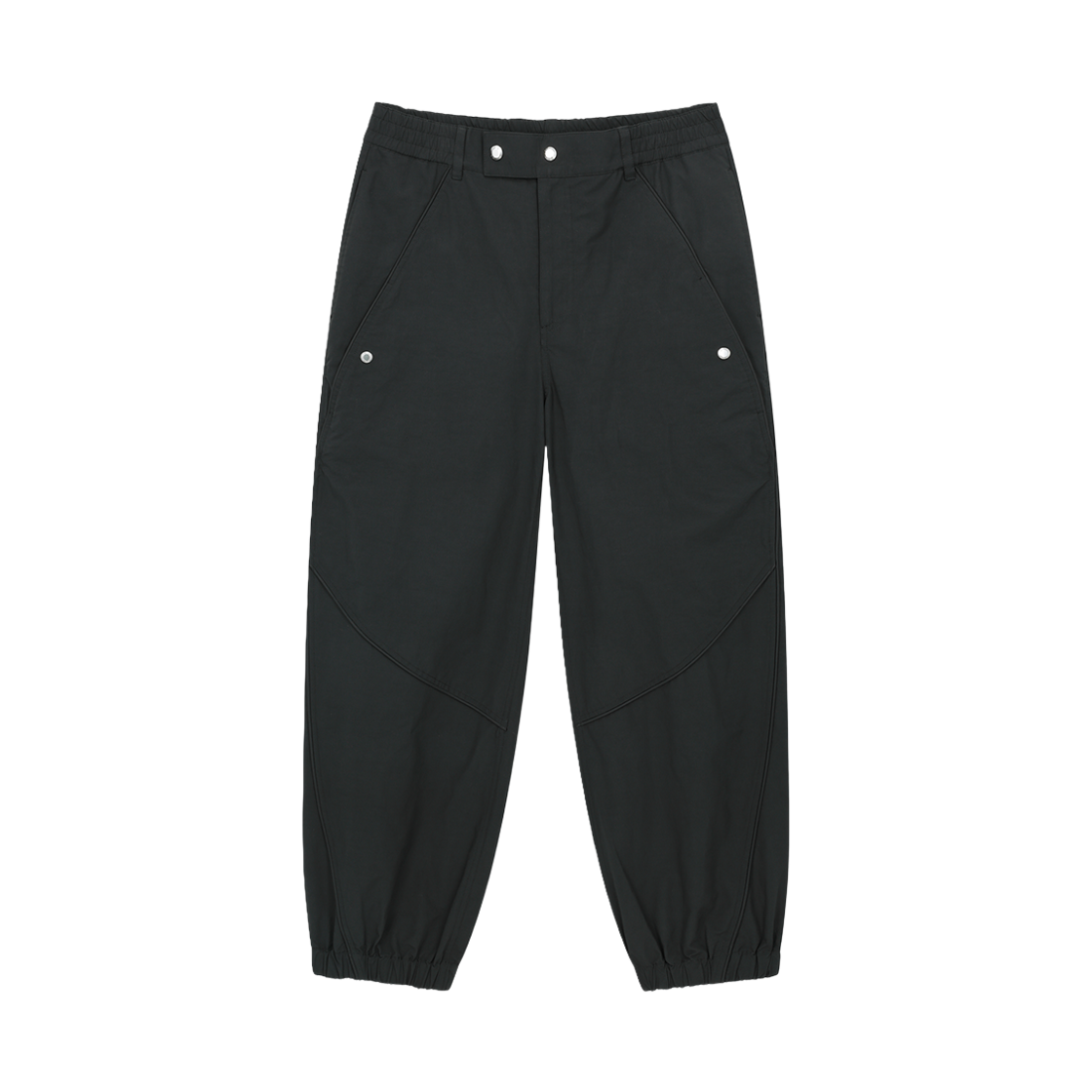 지오송지오 글로시 트랙 팬츠 블랙 ZI5PT523BK(ZIOSONGZIO Glossy Track Pants Black)