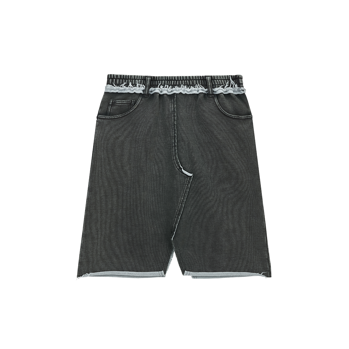 IW2F2SK06CH INSILENCE WOMEN Cut-Out Sweat Skirt CHARCOAL