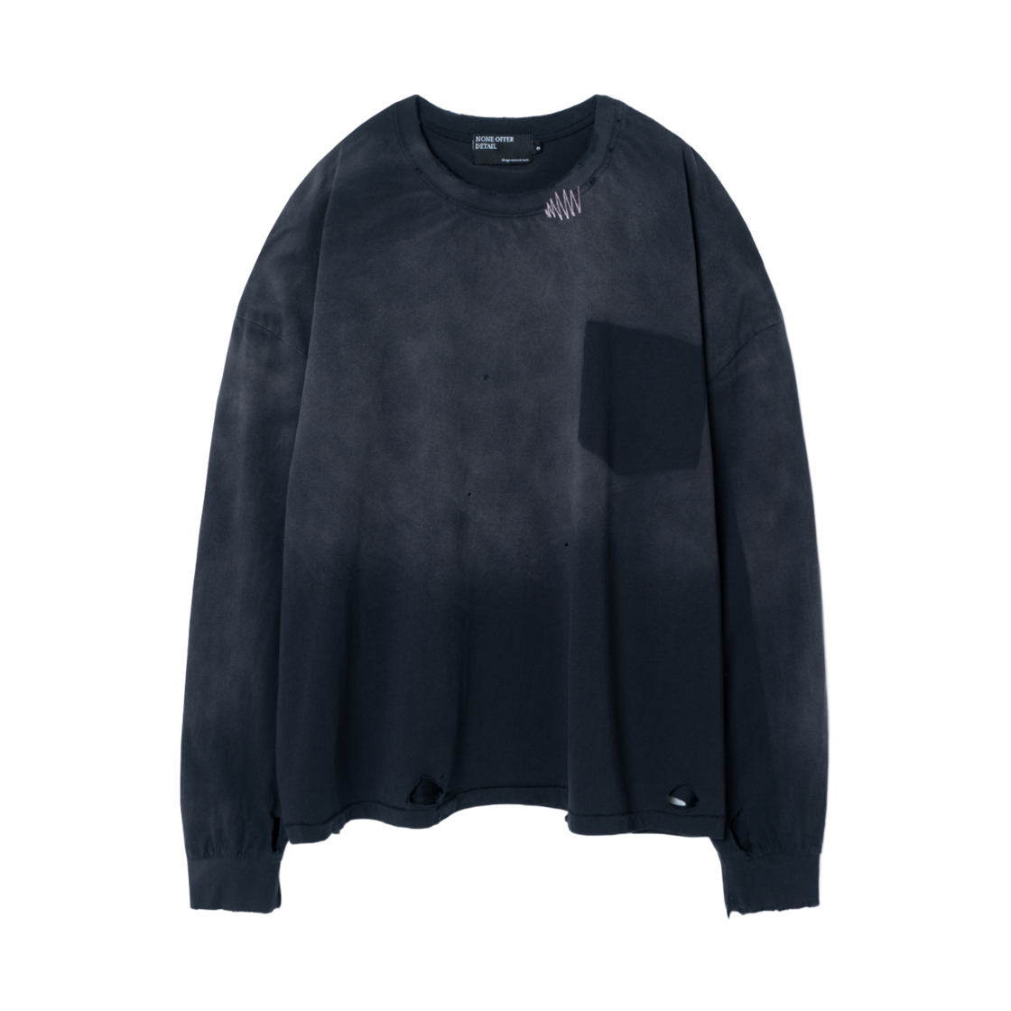 P000DNNV NOD None - Ghost pocket Long sleeve (Black)