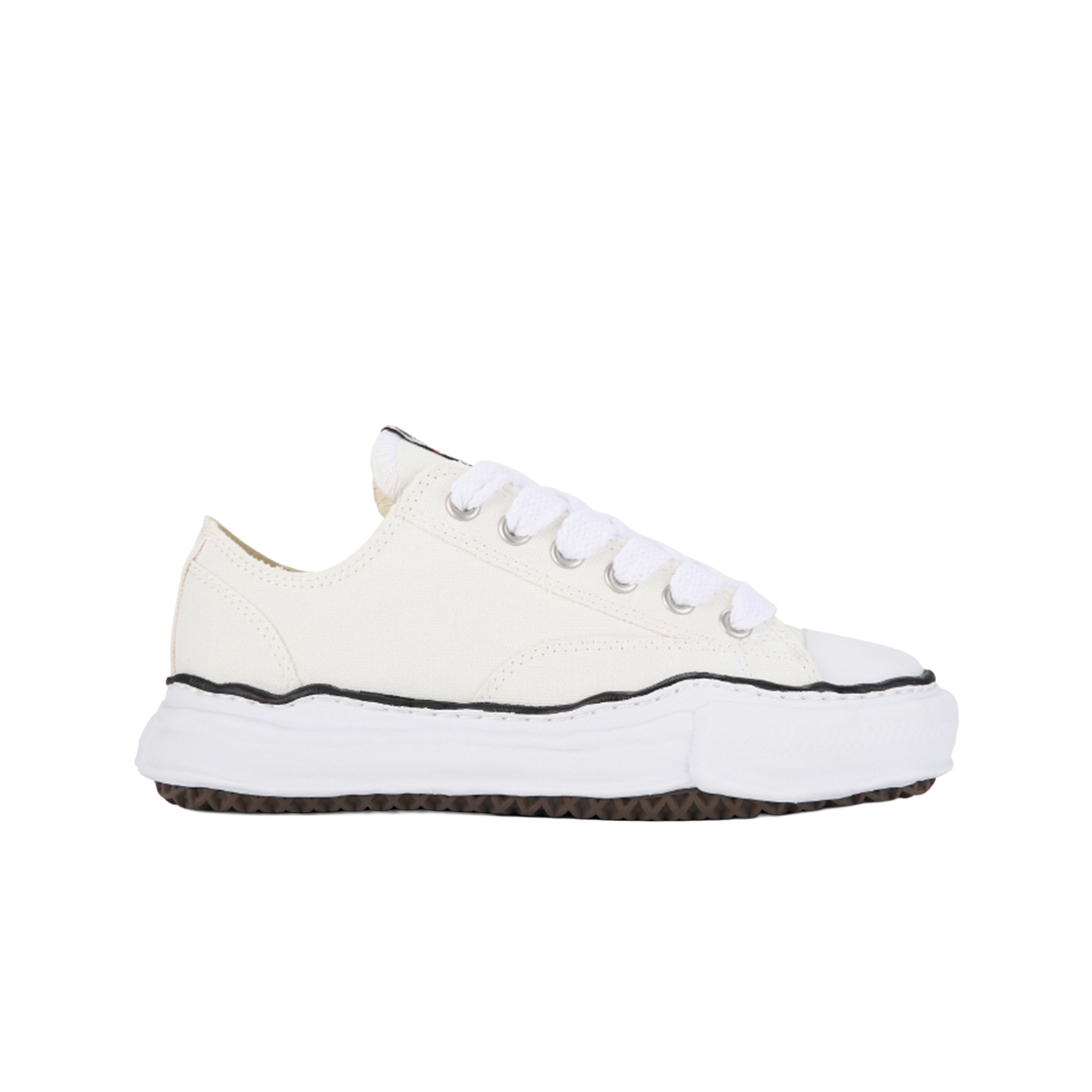 A01FW702 WHITE [20% 쿠폰] Maison Mihara Yasuhiro Peterson OG Sole Canvas Low Sneakers White