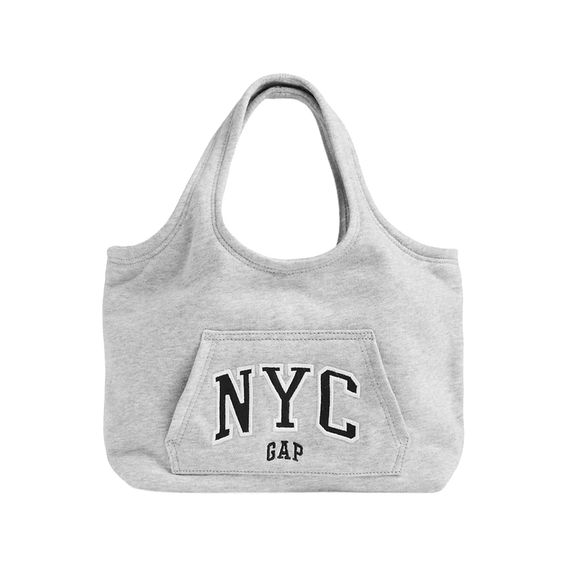 갭 스몰 NYC 후드 토트 라이트 헤더 그레이(Gap Small NYC Hoodie Tote Light Heather Grey) - 1