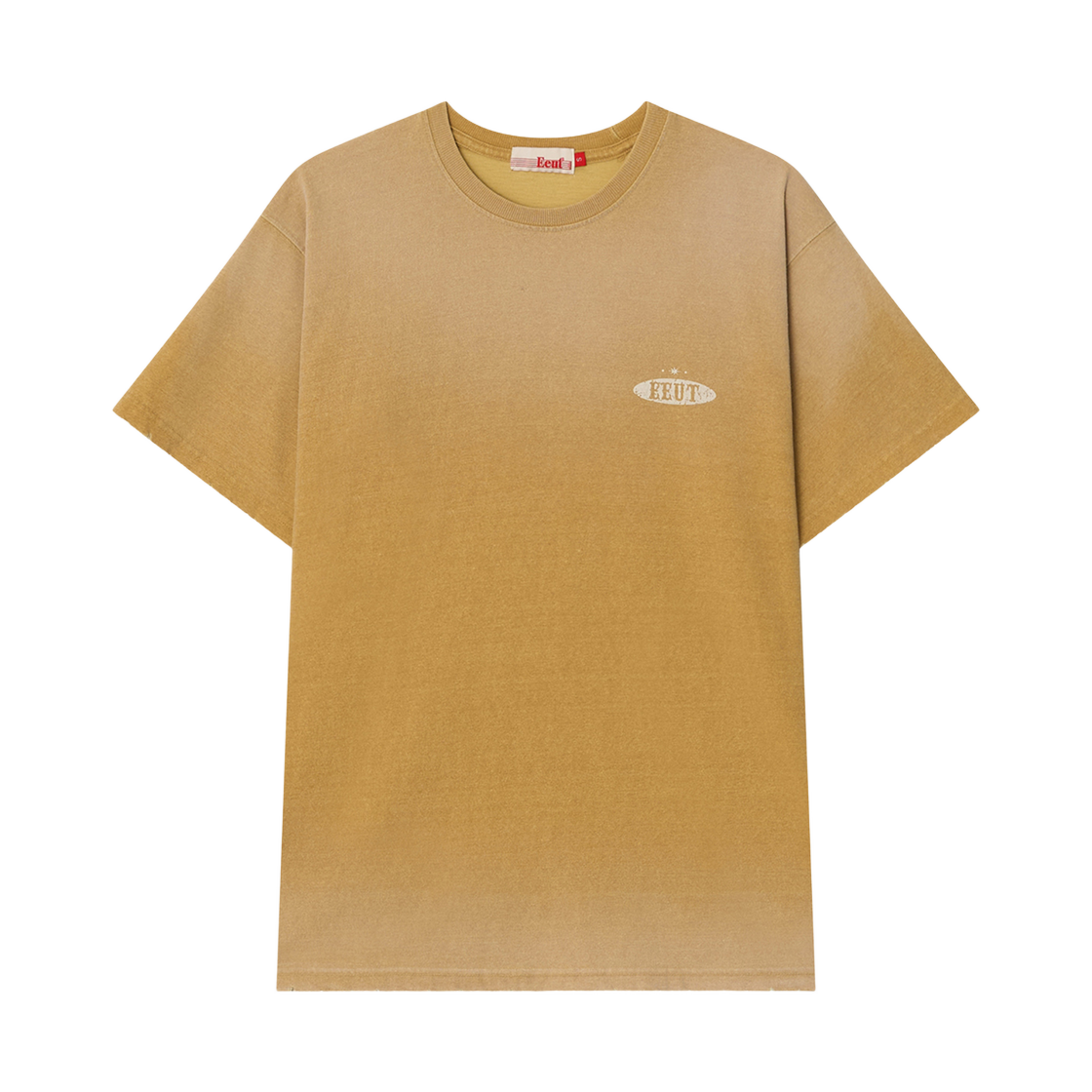 EEA3TS06MU EEUT Allover Sprayed T-Shirt Mustard