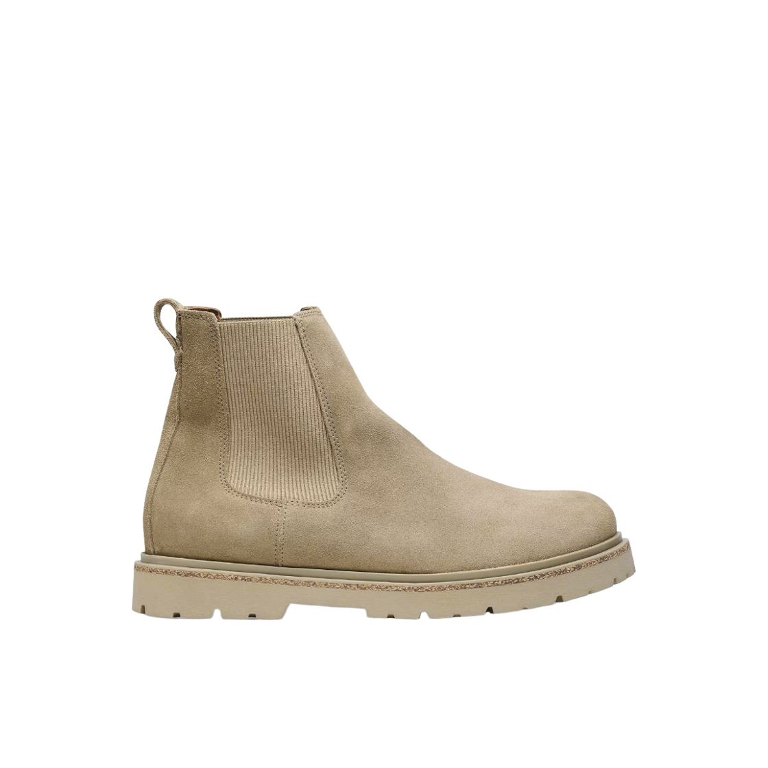 1025747 Birkenstock Highwood Slip-On Mid Suede Leather Taupe - Regular