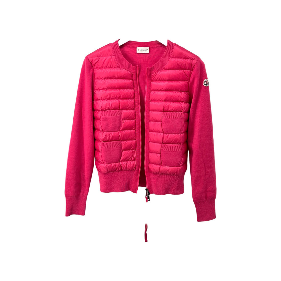 ITNTVOAA6CO5 Moncler Tricot Knit Padded Cardigan