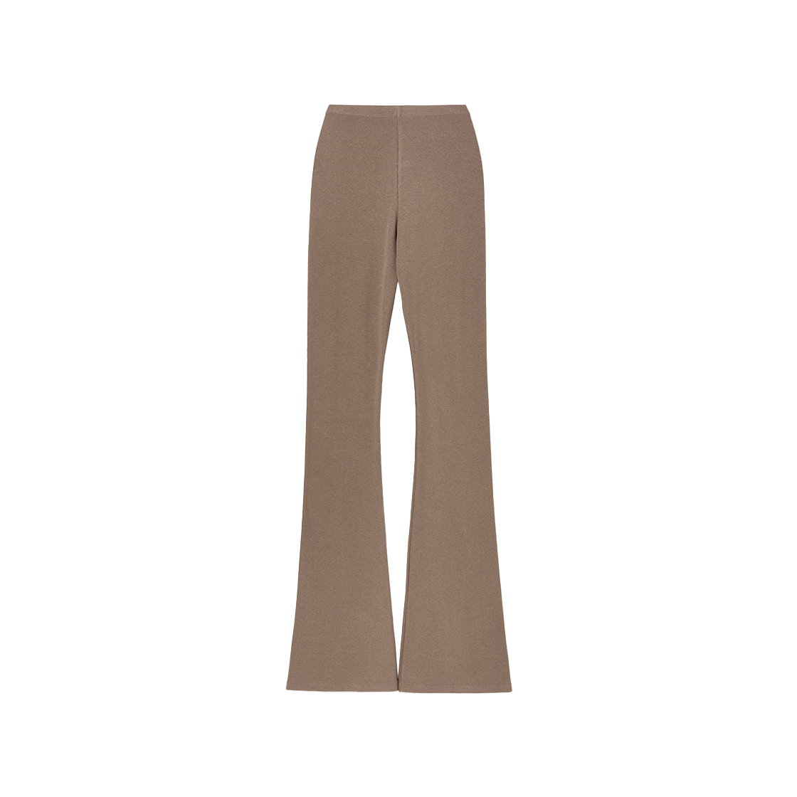 SW2E2PT01BR symmetric percent Flare Cotton Modal Leggings Brown