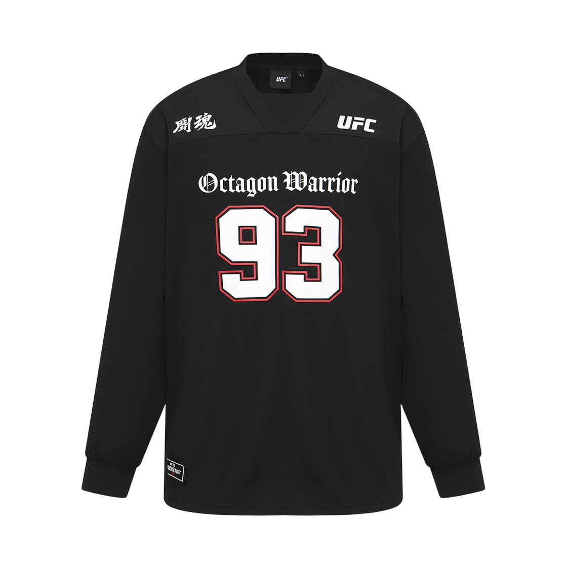 U2LSX3312BK [KREAM 단독] UFC SPORT Fighting Spirit Oversized Fit Football Jersey Black