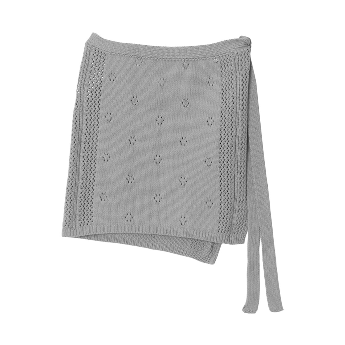 메종르하르 피오니 니트 랩스커트 2color(maisonlehar Peony Knit Wrap Skirt 2color) - 2