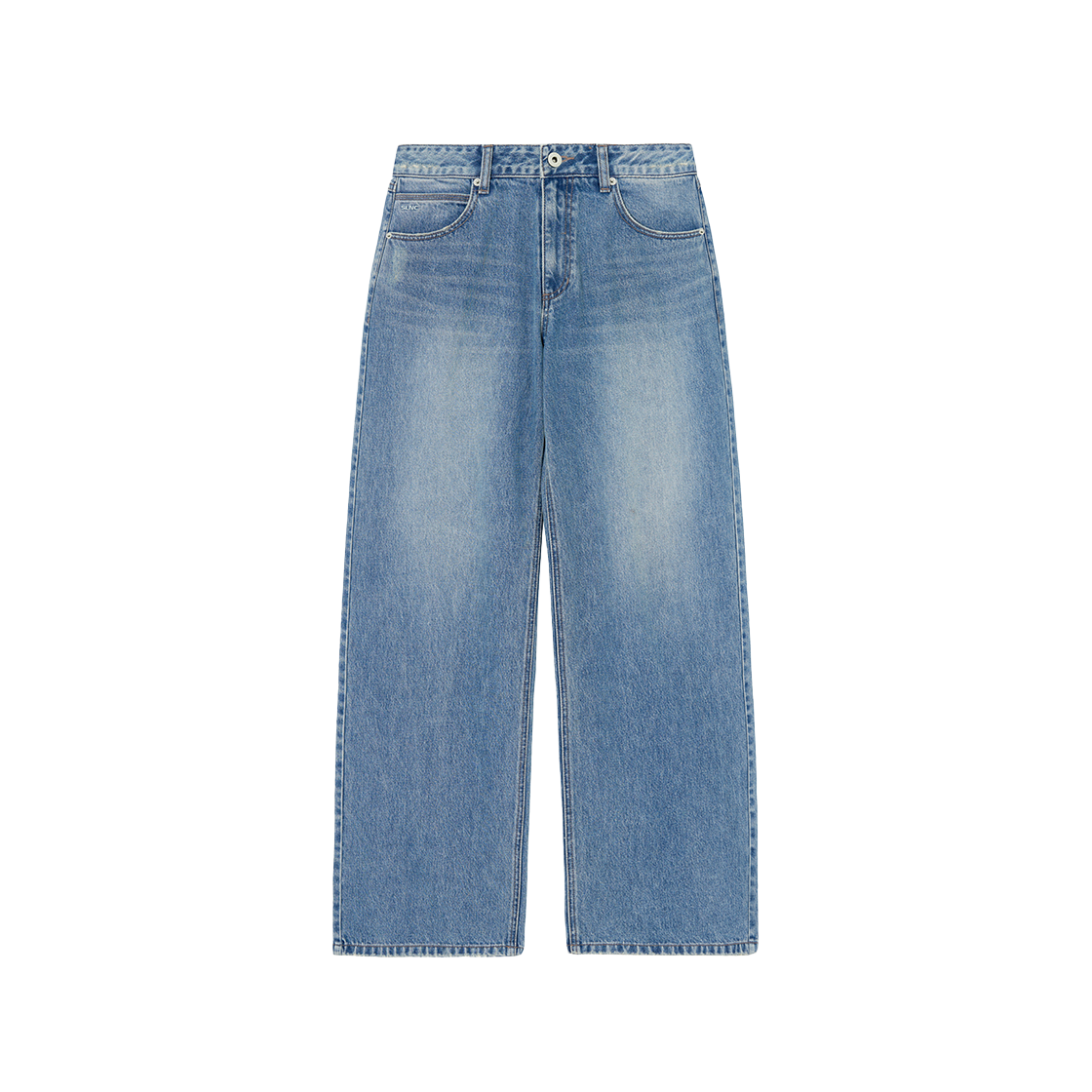 IW2F4PT22BL INSILENCE WOMEN [CALIK] Low-waist Wide Jeans BLUE