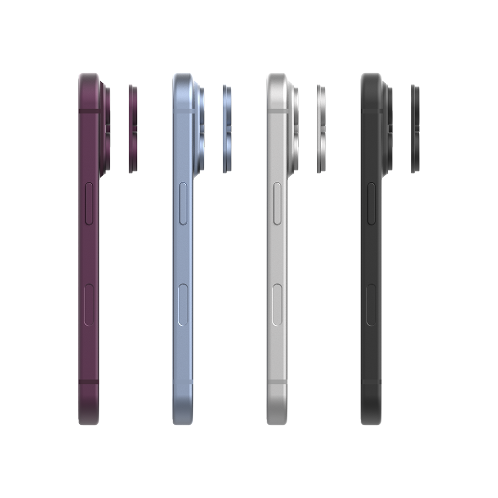 탱글우드 아이폰18 메탈쉴드 카메라 렌즈 보호 강화유리 필름(18시리즈)(Tanglewood iPhone 18 Metal Shield Tempered Glass Camera Lens Protector (18 Series)) - 2