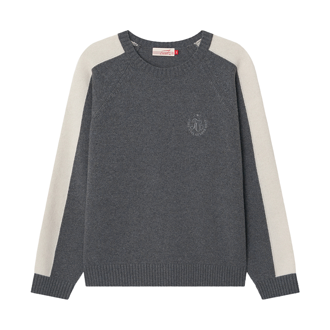 EEA3KT01GY EEUT Curly EEUT Knit Top Gray
