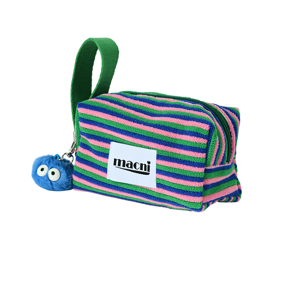 마크니 네모 브레드 파우치 스트라이프 그린(MACNI Nemo Bread Pouch Stripe Green) - 2