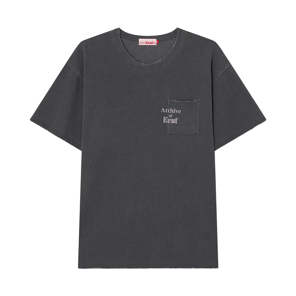 EEA3TS04CH EEUT Archive Pocket T-Shirt Charcoal