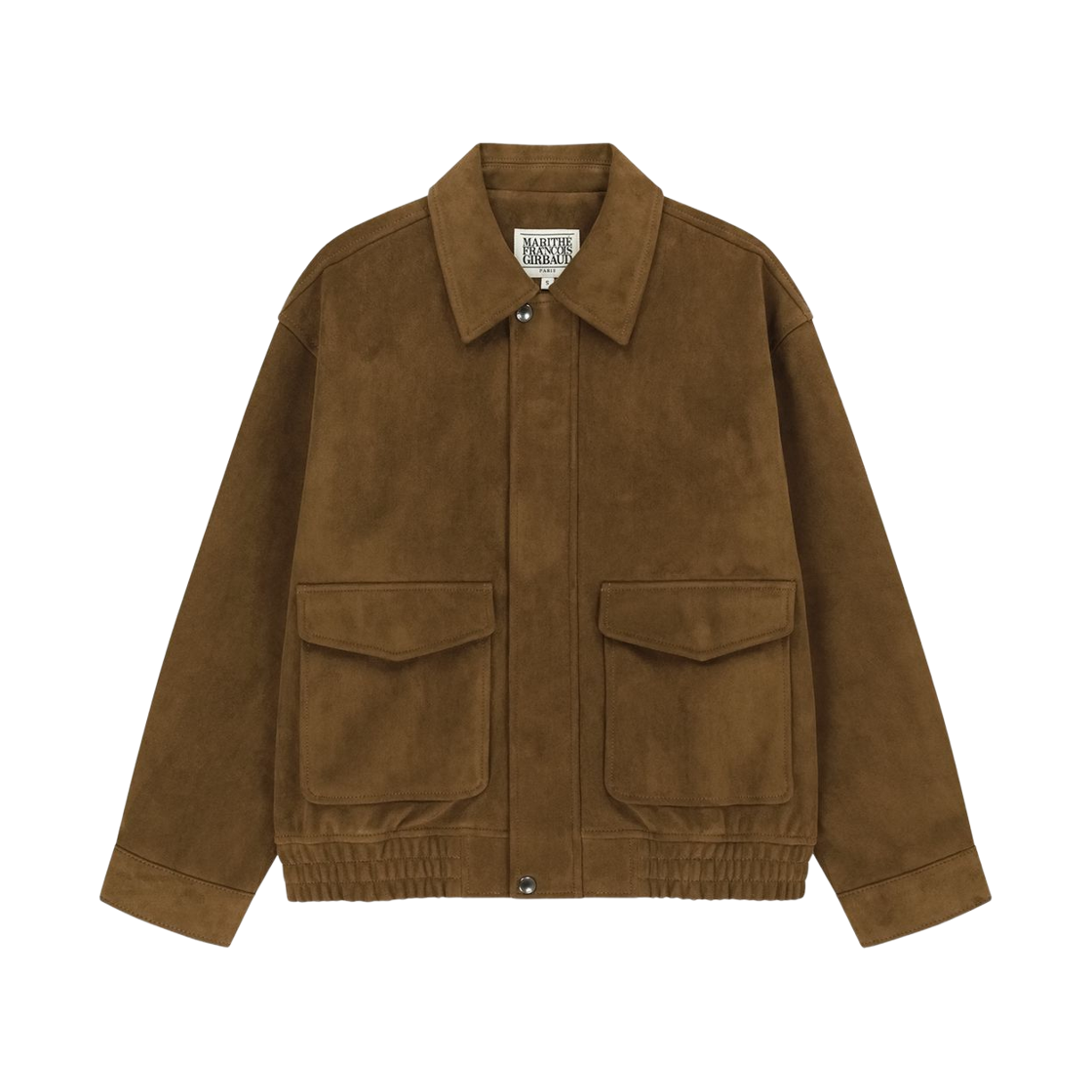 마리떼 프랑소와 저버 포우 스웨이드 블루종 자켓 카멜(Marithe Francois Girbaud Faux Suede Blouson Jacket Camel)