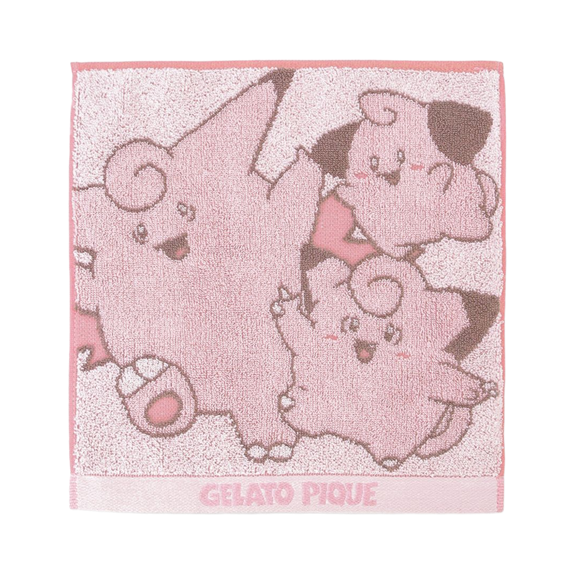 포켓몬 x 젤라또 피케 핸드 타월 핑크(Pokemon x Gelato Pique Hand Towel Pink) - 1