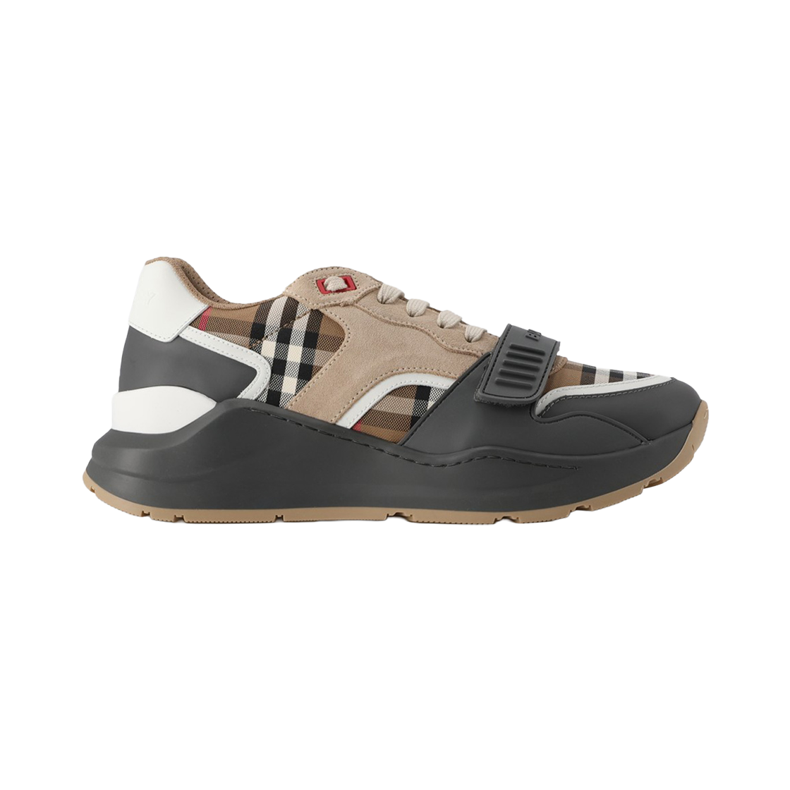 81039001 [20% 쿠폰] Burberry RAMSEY Vintage Check Men's Low-Top Sneakers 81039001