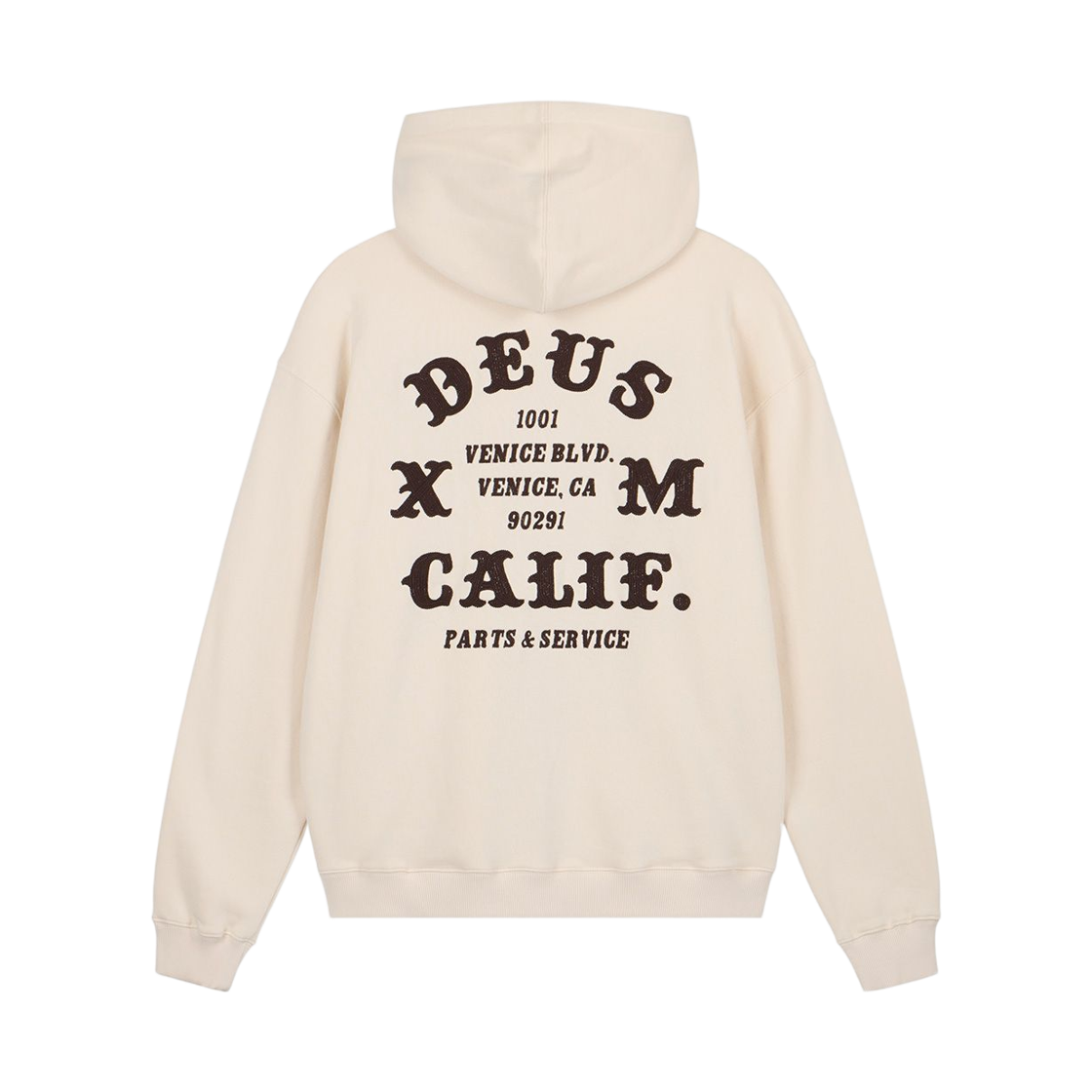 D263UZH230-012 Deus Ex Machina Quick Strike Zip Hoodie Ivory