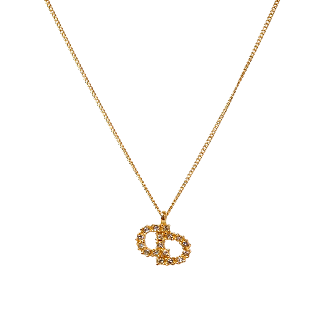 ITNNIO8LGKDC Dior Cubic CD Gold Necklace