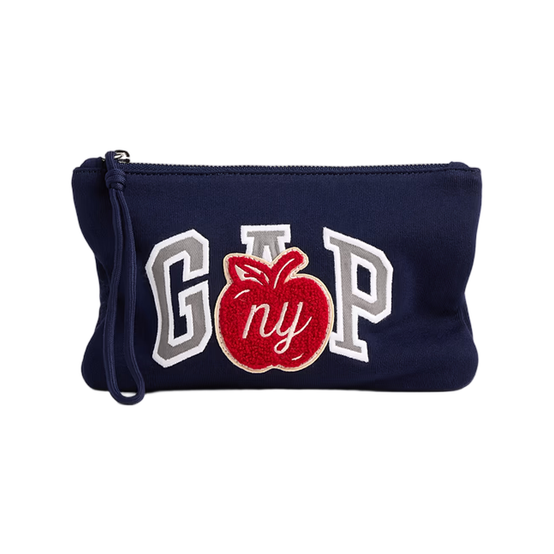갭 NY 애플 후드 파우치 태피스트리 네이비 블루(Gap NY Apple Hoodie Pouch Tapestry Navy Blue)