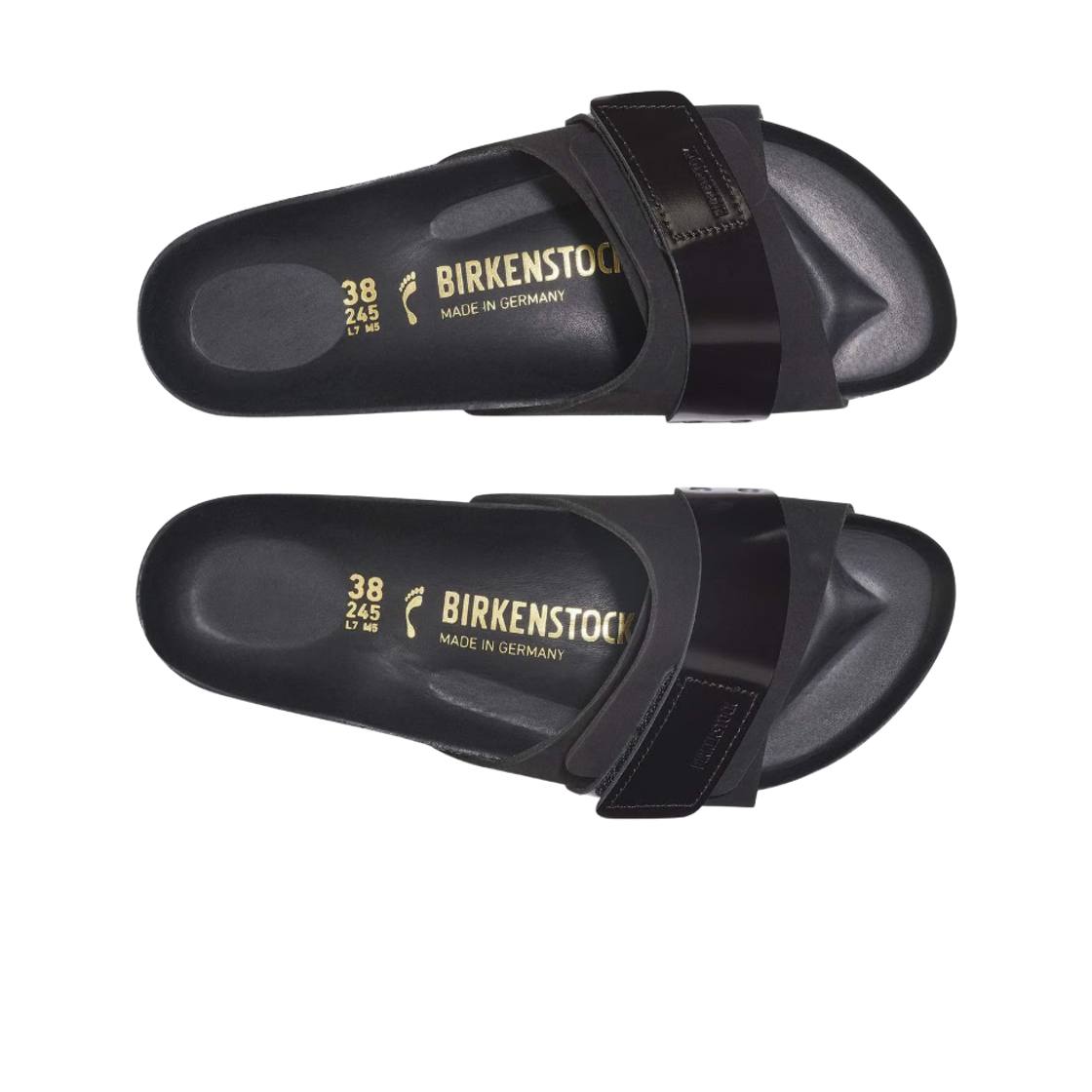 (W) 버켄스탁 오이타 누벅 레더 블랙 - 내로우((W) Birkenstock Oita Nubuck Leather Black - Narrow) - 2