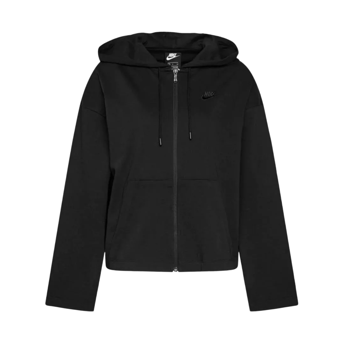DN4944-010 (W) Nike NSW French Terry Full-Zip Hoodie Black (DN4944-010)