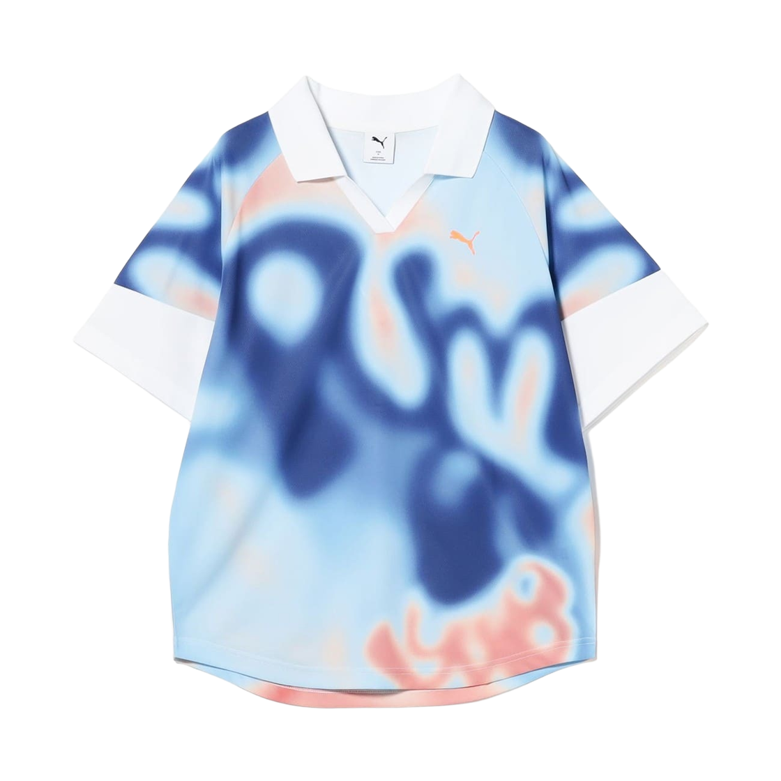 61-04-1663-582 (W) Puma x Beams Selection For Women 50th Anniversary Special Edition Photo Graphic Game Shirt White