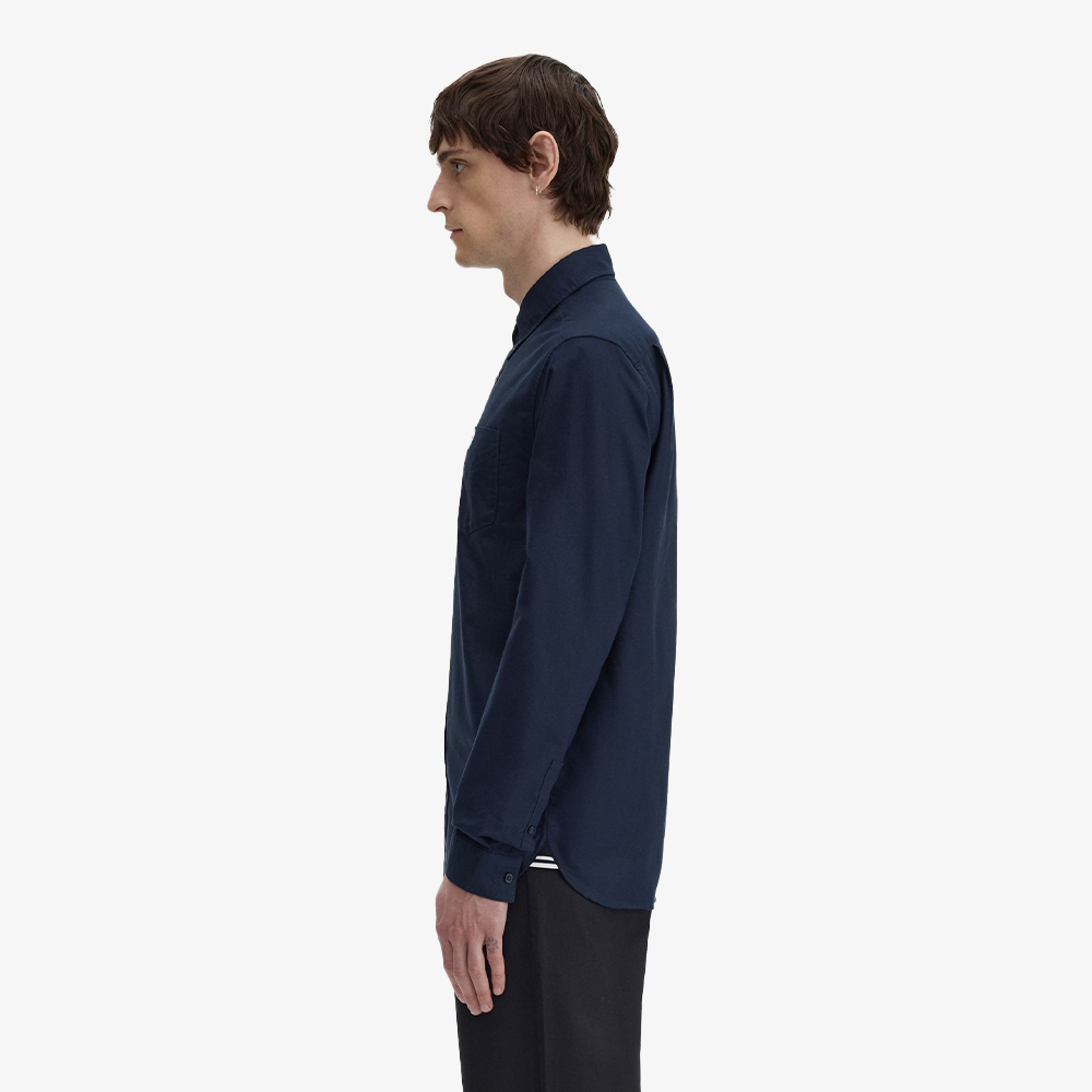 프레드페리 롱 슬리브 옥스포드 셔츠 네이비(Fred Perry L S Oxford Shirt Navy) - 4
