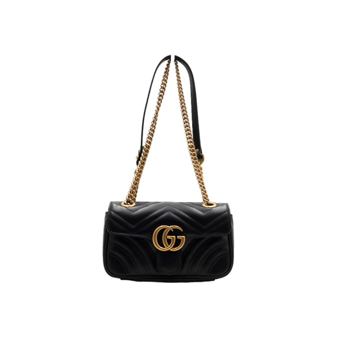 ITWBF7VEO4V9 Gucci GG Marmont Mini Chain Shoulder Bag