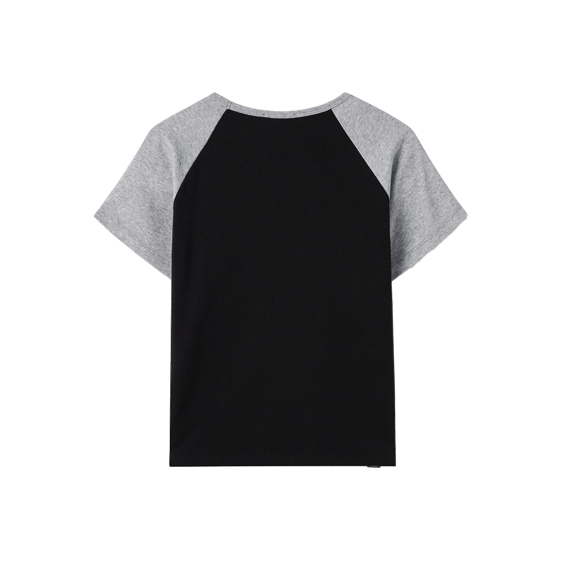 시메트릭 퍼센트 레글런 베이비 티셔츠 블랙(symmetric percent Raglan Baby T-shirt Black) - 2