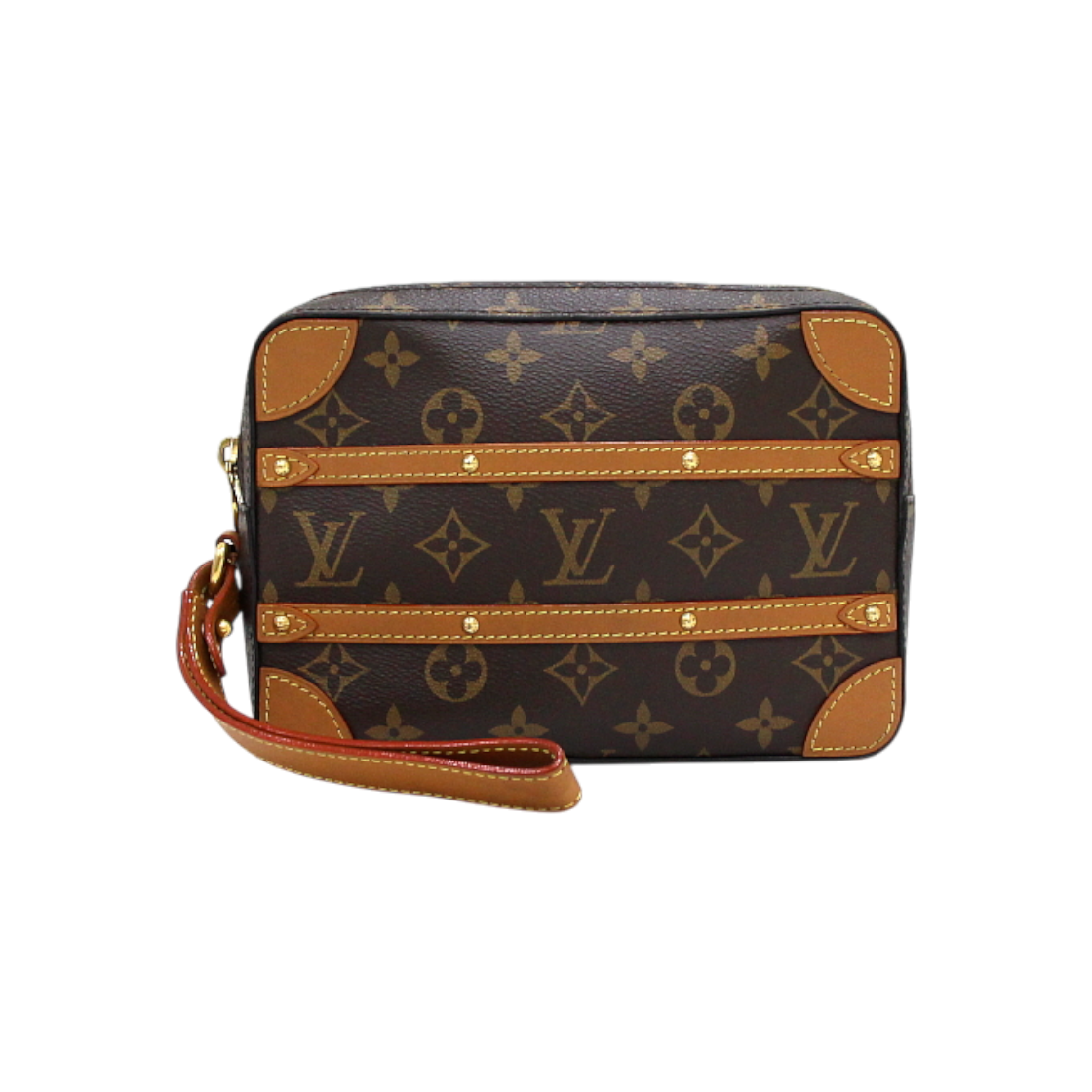 ITT382GNF9P9 Louis Vuitton Monogram Soft Trunk Men Clutch Bag