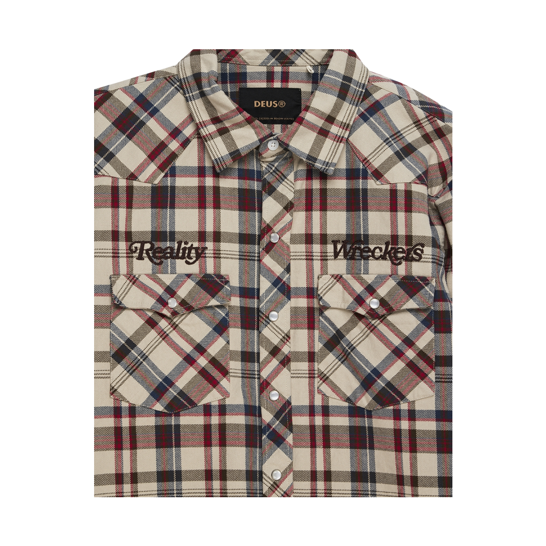 [6% 적립] 데우스 엑스 마키나 리얼리티 레커스 체크 셔츠 아이보리([6% 적립] Deus Ex Machina Reality Wreckers Check Shirt Ivory) - 3