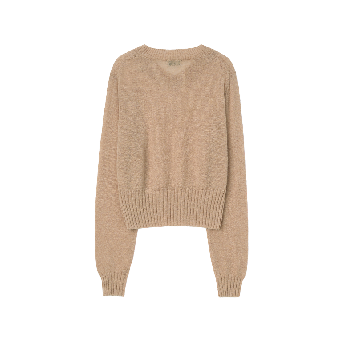 시메트릭 퍼센트 베이비 로고 니트 탑 피치베이지(symmetric percent Baby Logo Knit Top Peach Beige) - 2