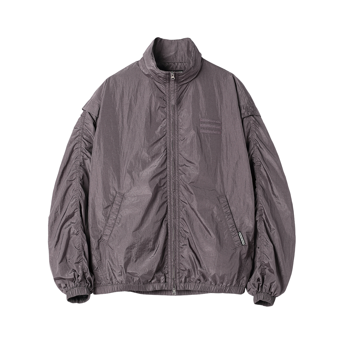 더바이닐하우스 셔링 오버 나일론 자켓 퍼플(Thevinylhouse Shirring Over Nylon Jacket Purple) - 4