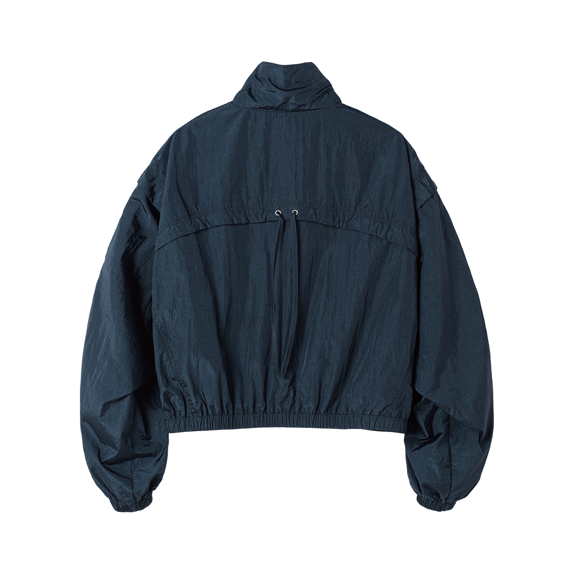 더바이닐하우스 셔링 오버 나일론 자켓 네이비(Thevinylhouse Shirring Over Nylon Jacket Navy) - 3