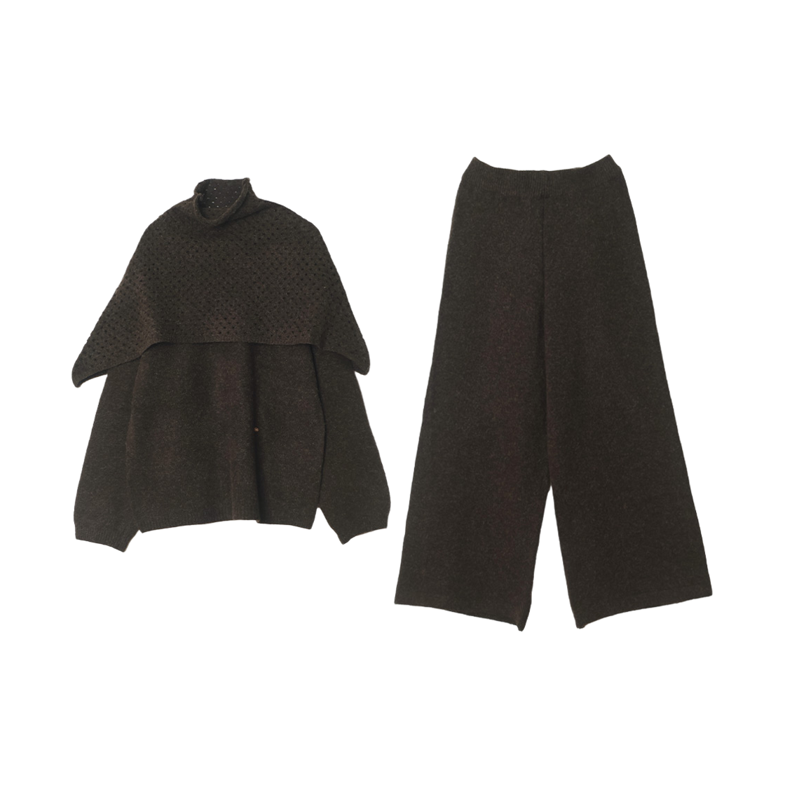 메종르하르 플로팅 니트 SET (라운드니트+팬츠+넥워머) 4color(maisonlehar Floating Knit Set (Roundknit+Pants+Neckwarmer) 4color) - 2