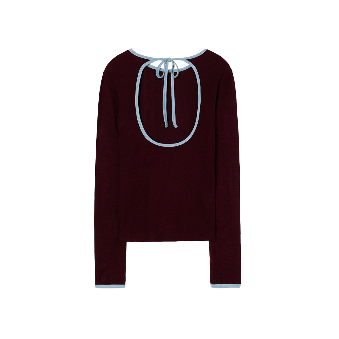 시메트릭 퍼센트 백 컷 링거 롱 슬리브 와인(symmetric percent Back-Cut Ringer Long Sleeve Wine) - 2