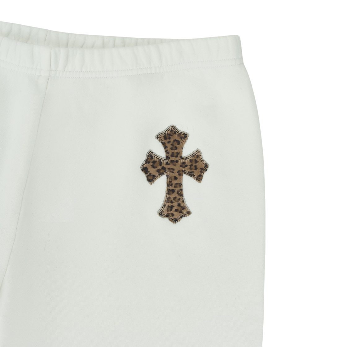 크롬하츠 화이트 & 레오파드 크로스 패치 스웨트팬츠 화이트(Chrome Hearts White & Leopard Cross Patch Sweatpants White) - 4