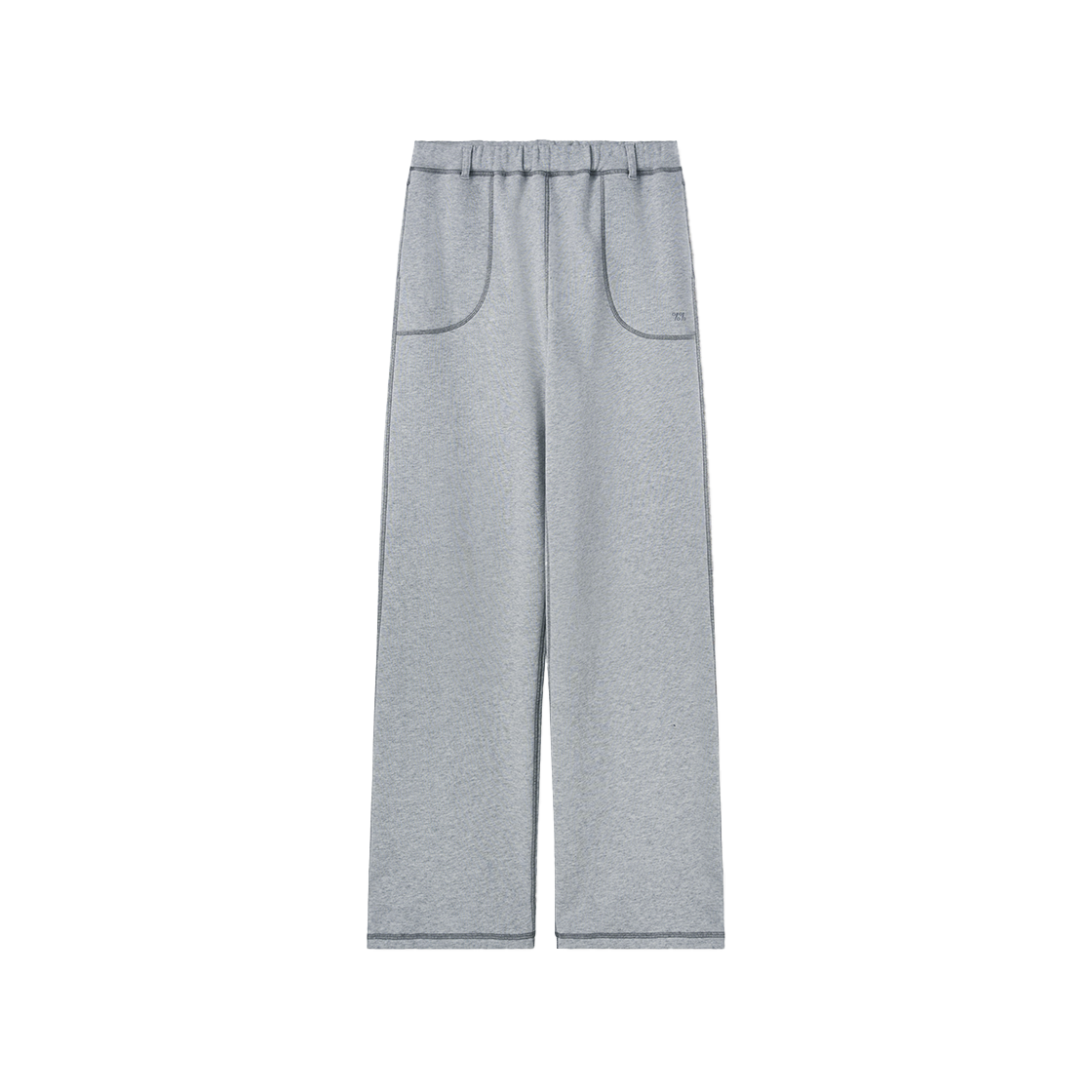 SW2F2PT01MG symmetric percent Stitch Sweat Pants Melange Grey