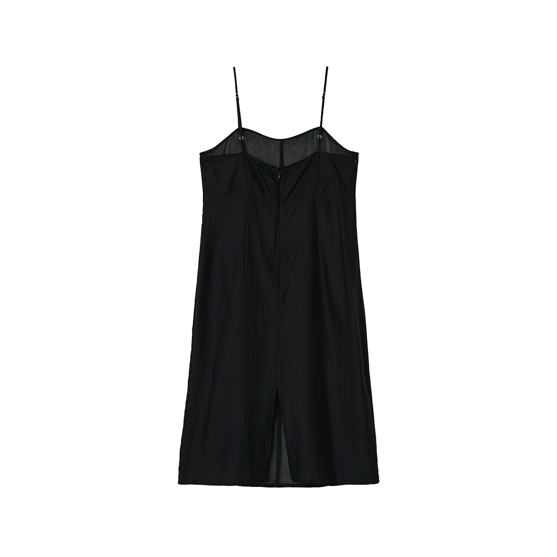 시메트릭 퍼센트 레이어드 슬립 드레스 블랙(symmetric percent Layered Slip Dress Black) - 2