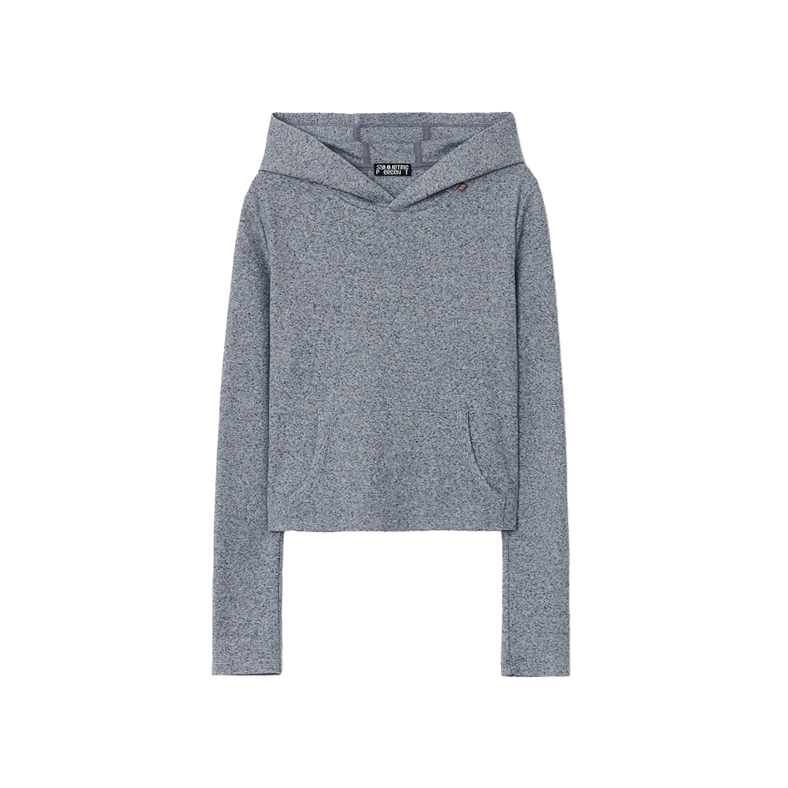 SW2E4TO15GY symmetric percent Baby Logo Slim Hoody Grey