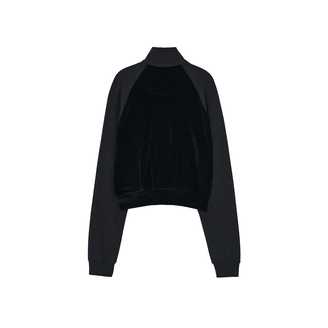 시메트릭 퍼센트 벨루어 트랙 점퍼 블랙(symmetric percent Velour Track Jumper Black) - 2
