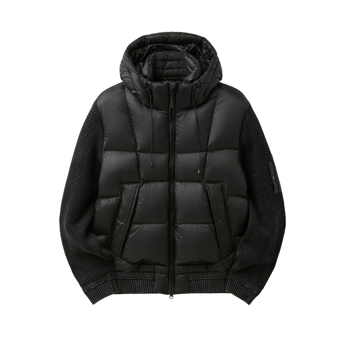 SAUAW26311BKX Series Knit Hybrid Down Jumper Black